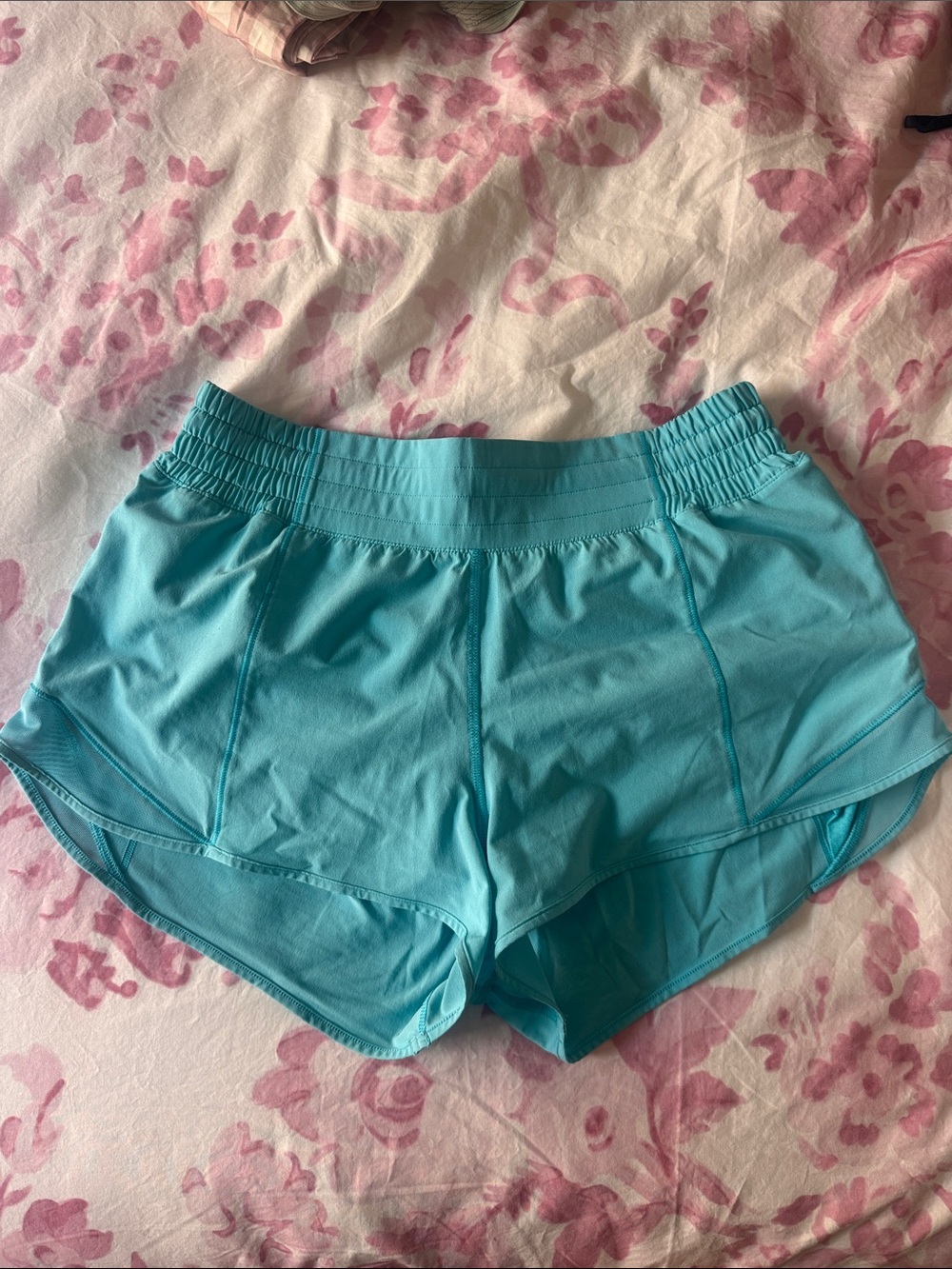Lululemon Teal Hotty Hot Shorts